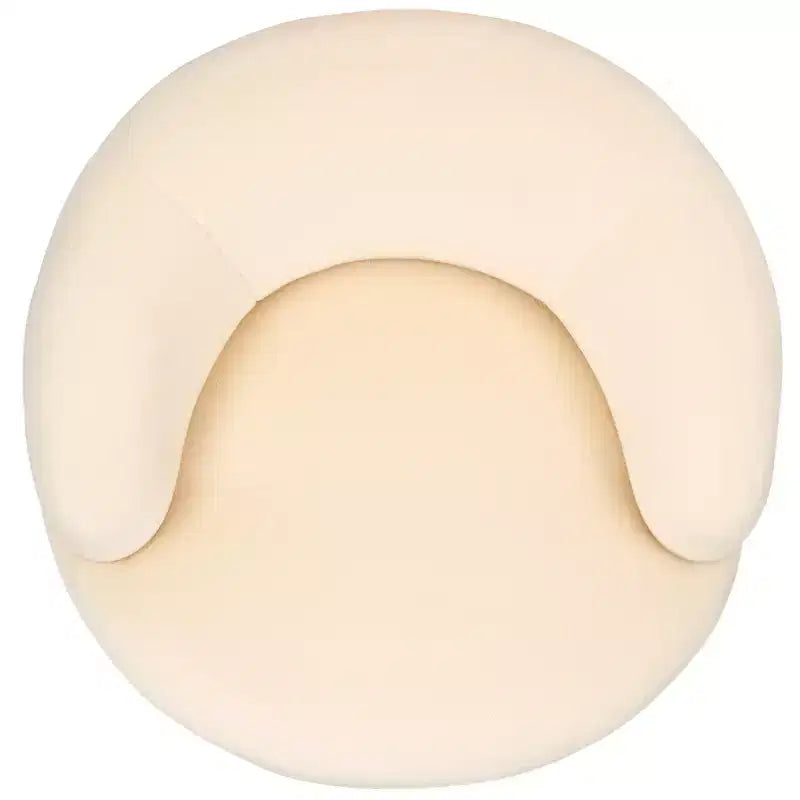 Poltrona girevole Flynn in finta lana d'agnello - SFV4739
