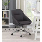 Sedia da ufficio Simple Relax imbottita in similpelle con 5 ruote piroettanti