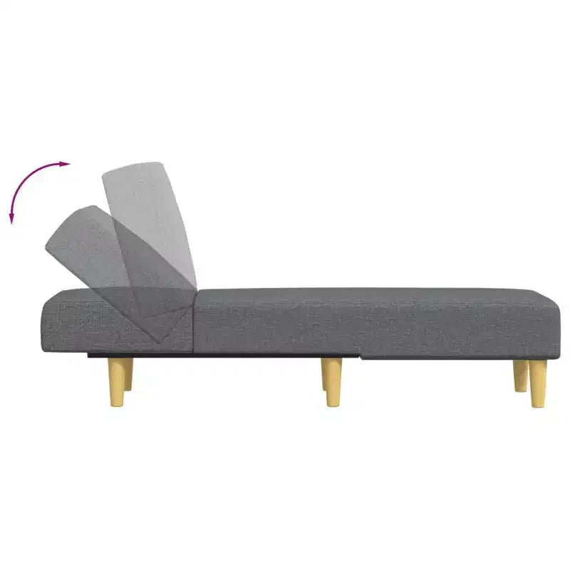 Chaise Longue Divano Moderno Poltrona Letto Sedia da Salotto Velluto