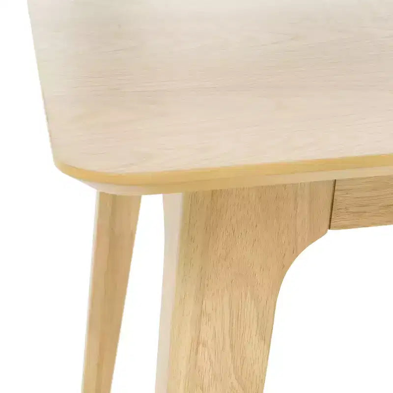 Set da pranzo Iriat Mid Century Modern 5 pezzi in legno rivestito in tessuto