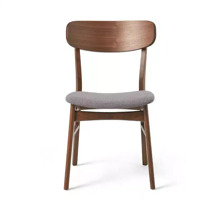 Set da pranzo Iriat Mid Century Modern 5 pezzi in legno rivestito in tessuto
