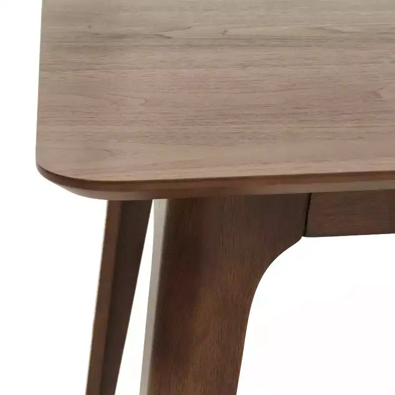 Set da pranzo Iriat Mid Century Modern 5 pezzi in legno rivestito in tessuto