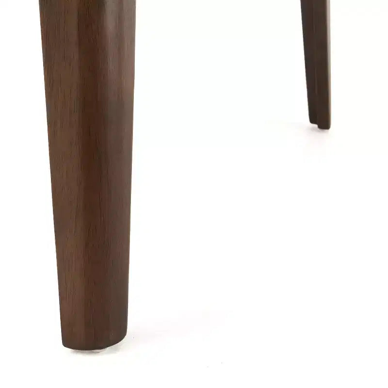 Set da pranzo Iriat Mid Century Modern 5 pezzi in legno rivestito in tessuto