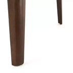 Set da pranzo Iriat Mid Century Modern 5 pezzi in legno rivestito in tessuto