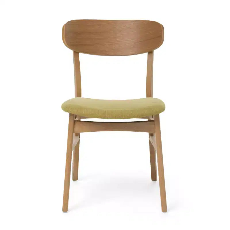 Set da pranzo Iriat Mid Century Modern 5 pezzi in legno rivestito in tessuto