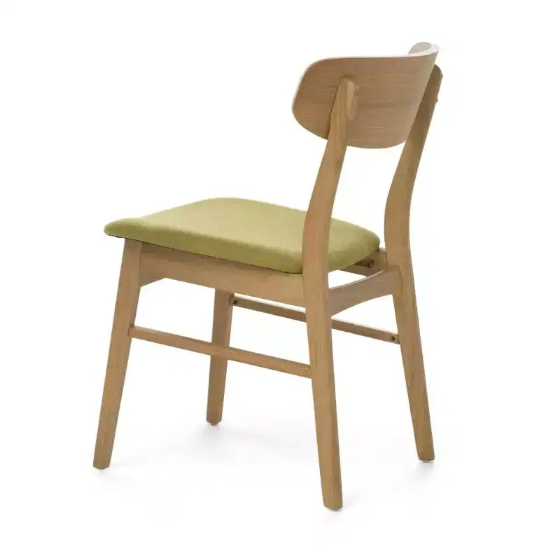 Set da pranzo Iriat Mid Century Modern 5 pezzi in legno rivestito in tessuto