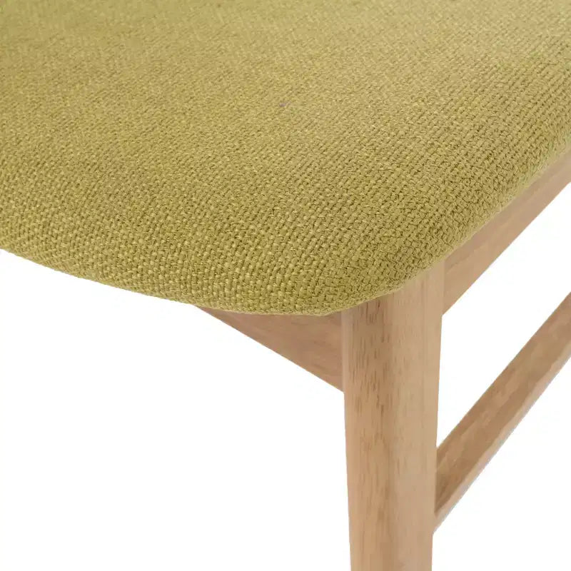 Set da pranzo Iriat Mid Century Modern 5 pezzi in legno rivestito in tessuto
