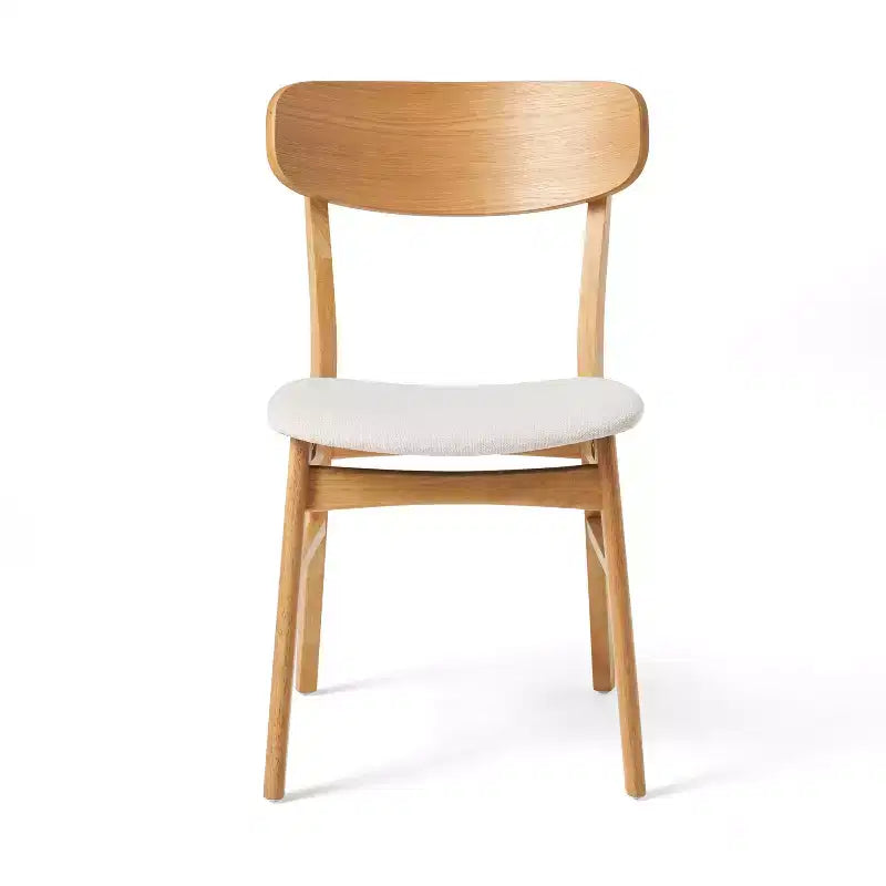 Set da pranzo Iriat Mid Century Modern 5 pezzi in legno rivestito in tessuto