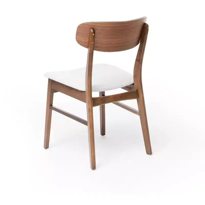 Set da pranzo Iriat Mid Century Modern 5 pezzi in legno rivestito in tessuto