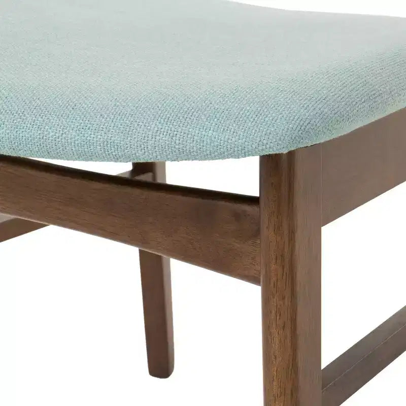 Set da pranzo Iriat Mid Century Modern 5 pezzi in legno rivestito in tessuto