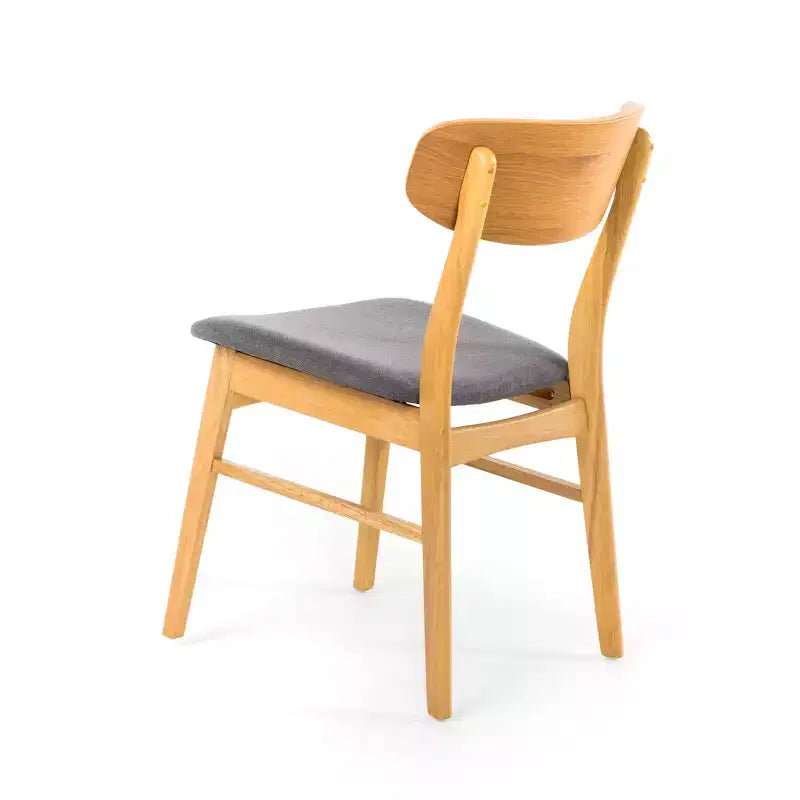 Set da pranzo Iriat Mid Century Modern 5 pezzi in legno rivestito in tessuto