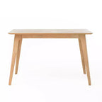 Set da pranzo Iriat Mid Century Modern 5 pezzi in legno rivestito in tessuto