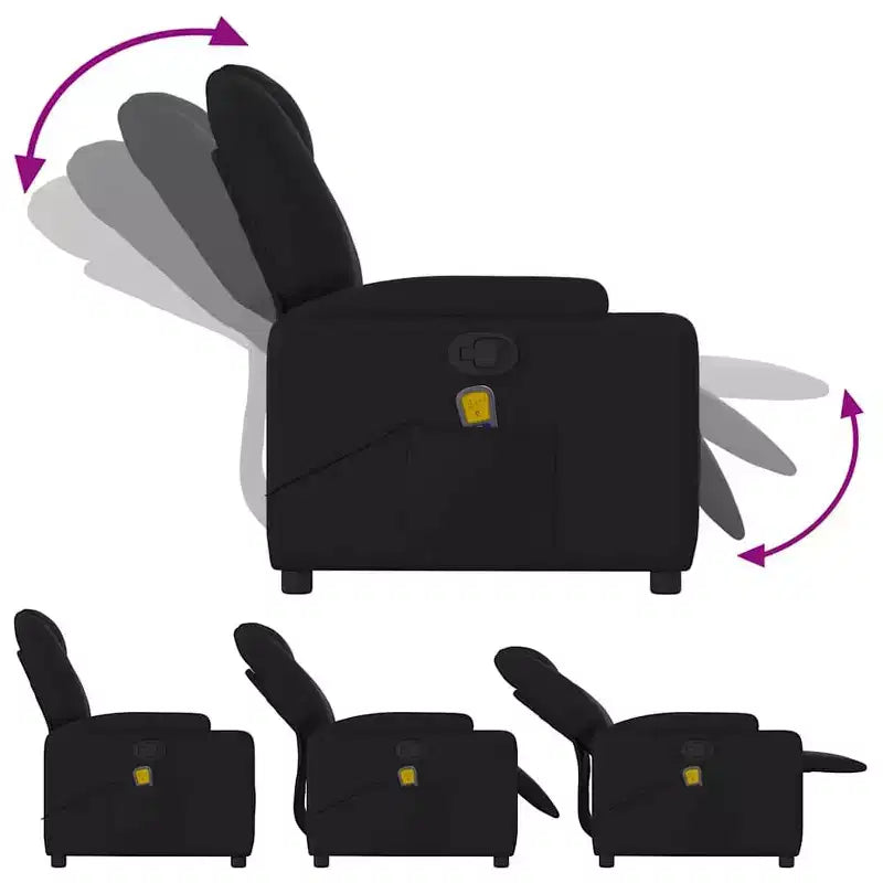 Poltrona reclinabile 100% poliestere, metallo, compensato Singolo